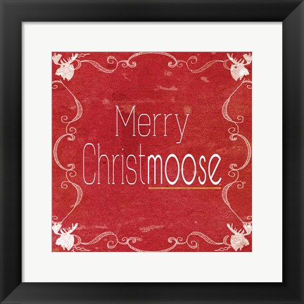 Framed Red Hot Christmas III Print