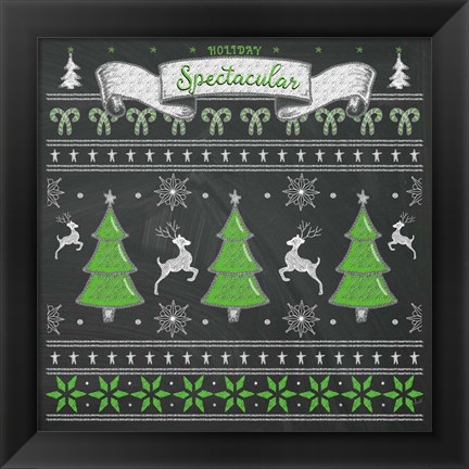 Framed Holiday Sweater II Print