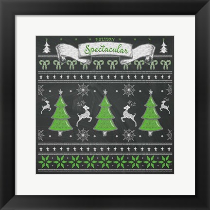 Framed Holiday Sweater II Print