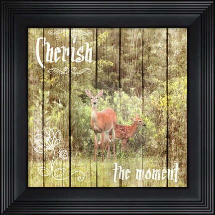 Framed Cherish The Moment Print