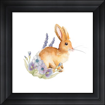 Framed Spring Bunny II Print