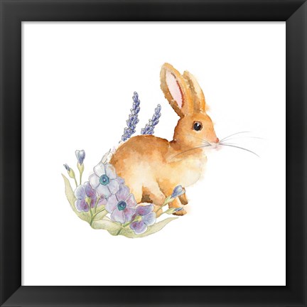 Framed Spring Bunny II Print