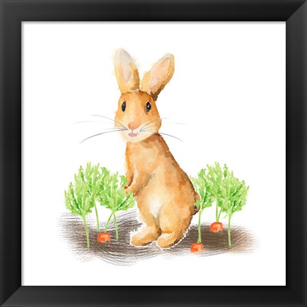 Framed Spring Bunny IV Print