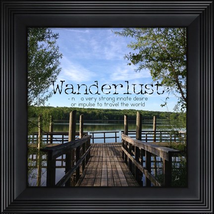 Framed Wanderlust Print