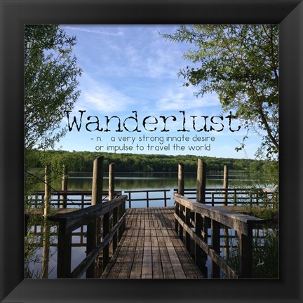 Framed Wanderlust Print