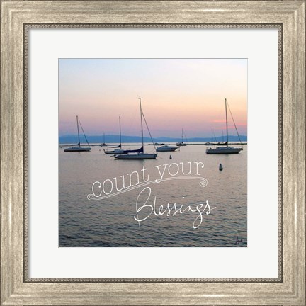 Framed Count your Blessings Print