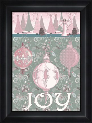 Framed Pink Wonderland Joy Print