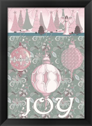 Framed Pink Wonderland Joy Print