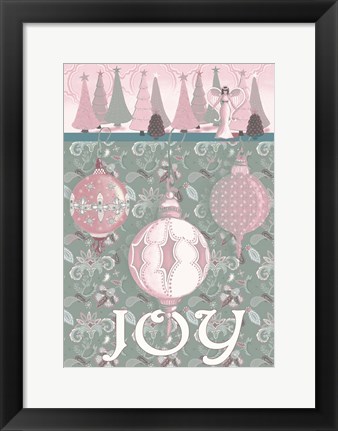 Framed Pink Wonderland Joy Print