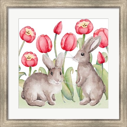 Framed Easter Tulip II Print
