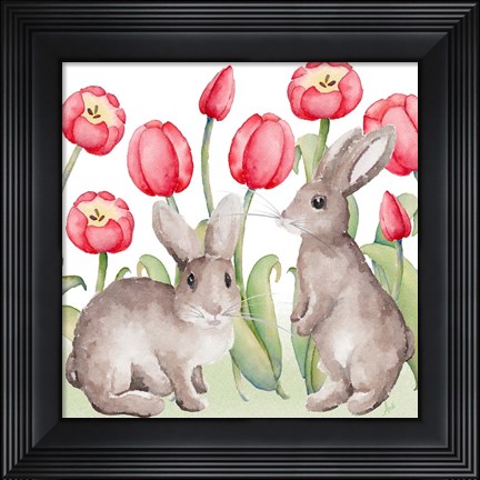 Framed Easter Tulip II Print