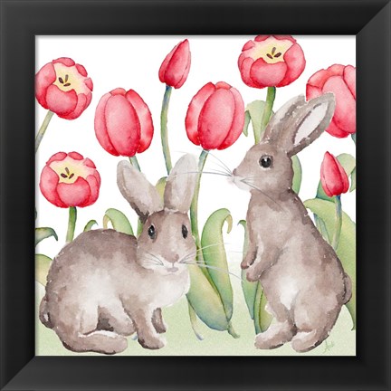 Framed Easter Tulip II Print