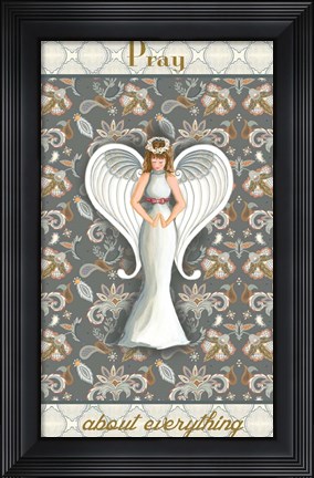 Framed Wonderland Angel I Print