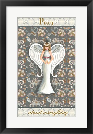 Framed Wonderland Angel I Print