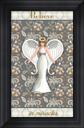 Framed Wonderland Angel II Print