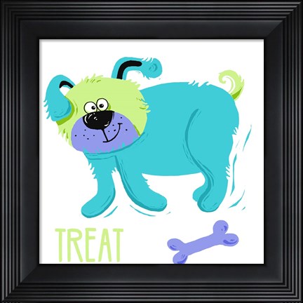 Framed Dogs Gone Wild I Print