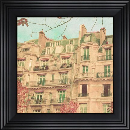 Framed April in Paris II Print