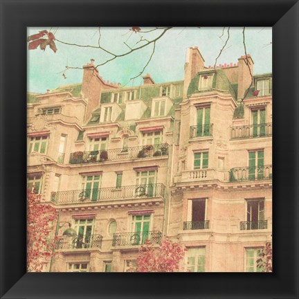 Framed April in Paris II Print