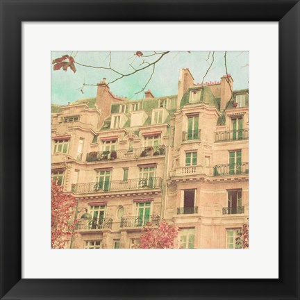 Framed April in Paris II Print