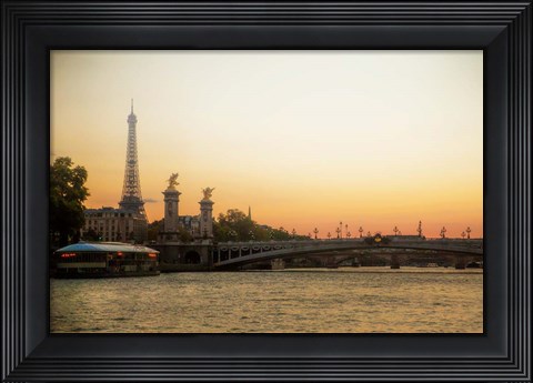 Framed On the Seine Print