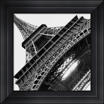 Framed Eiffel Views Square I Print