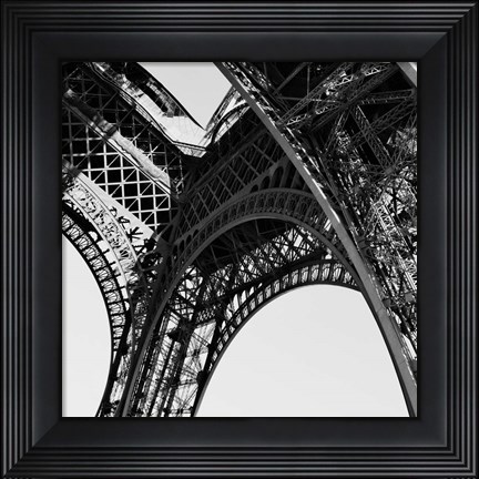 Framed Eiffel Views Square II Print