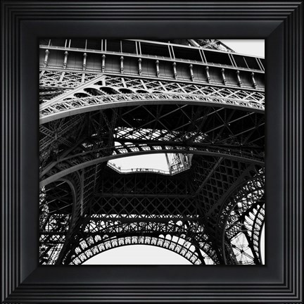 Framed Eiffel Views Square III Print