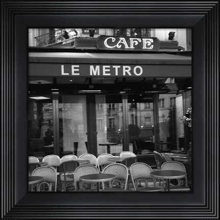 Framed Paris Scene II Print