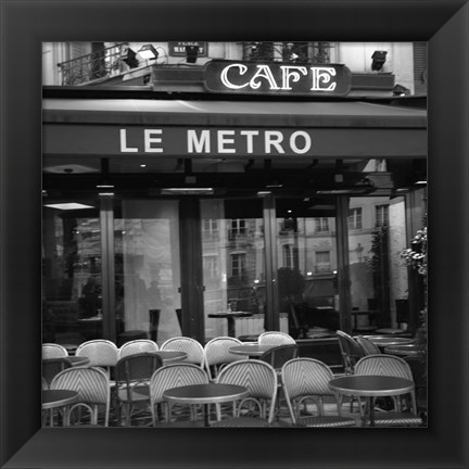 Framed Paris Scene II Print