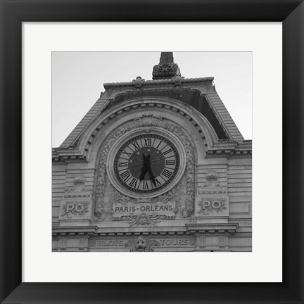 Framed Paris Scene IV Print