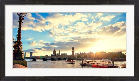 Framed Thames River Print