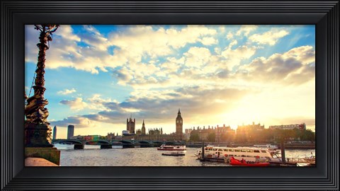 Framed Thames River Print