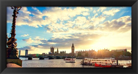 Framed Thames River Print
