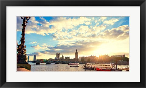 Framed Thames River Print