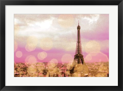 Framed Paris Sparkles Print