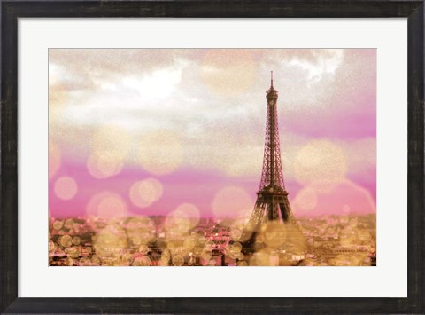 Framed Paris Sparkles Print
