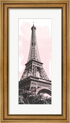 Framed Watercolor France Panel II Print
