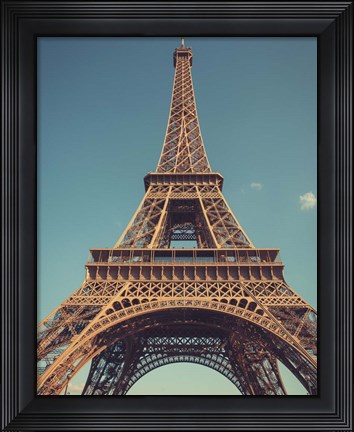 Framed Vintage Eiffel Print