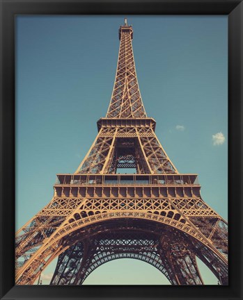 Framed Vintage Eiffel Print