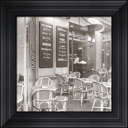 Framed French Cafe Print