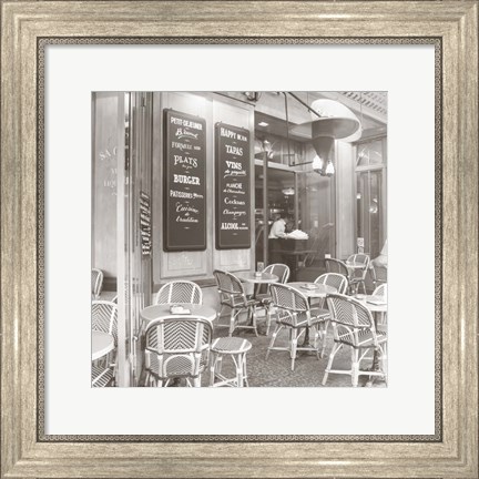 Framed French Cafe Print