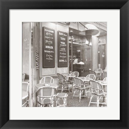 Framed French Cafe Print