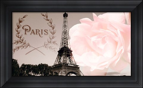 Framed Vintage Paris Print