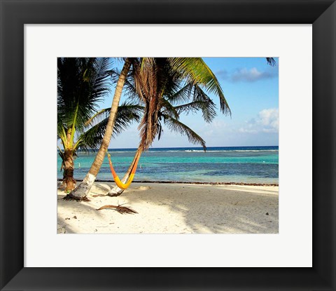 Framed Hammock Paradise Print