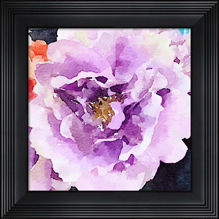 Framed Purple Flower Print