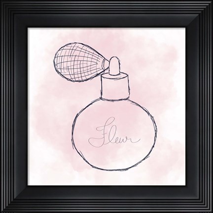 Framed French Perfume I Print