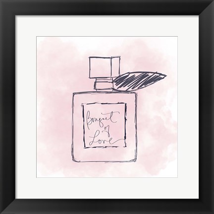 Framed French Perfume II Print