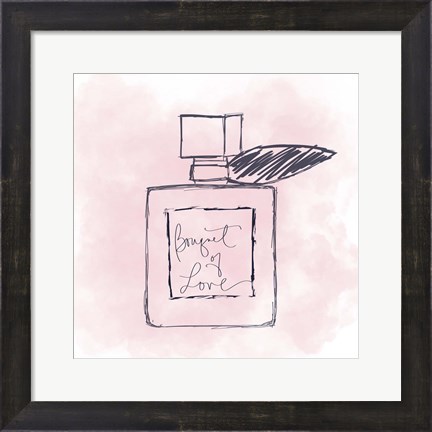 Framed French Perfume II Print