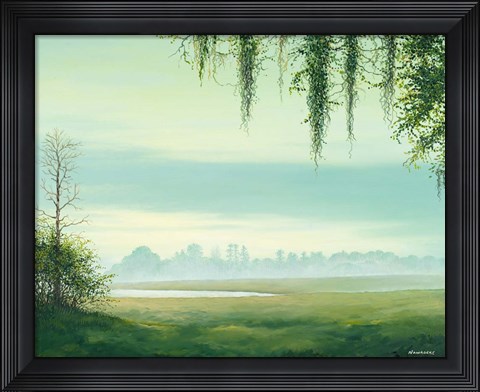 Framed Winter Begins Print