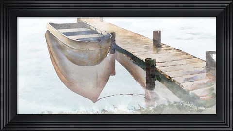 Framed Nostalgic Pier Print